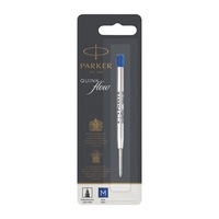 PARKER Quinkflow Ballpoint Pen Refill Medium Tip - Blue