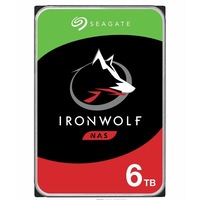 SEAGATE 6TB 3.5' IronWolf NAS 3.5' Hard Drive, SATA III, 5400RPM, 256MB Cache, NAS