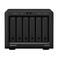 SYNOLOGY DiskStation DS620 slim 6 Bay NAS Intel Celeron J3355 2-core 2.0 2GB DDR3L non-ECC SODIMM Hot Swappable 2xRJ-45 1GbE LAN 2xUSB 3.0