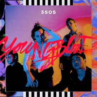 UNIVERSAL MUSIC Crosley Record Storage Crate & 5 SECONDS OF SUMMER YOUNGBLOOD - VINYL ALBUM Bundle