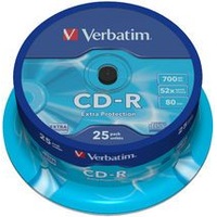 VERBATIM CD-R 700MB 25Pack of Spindle 52x