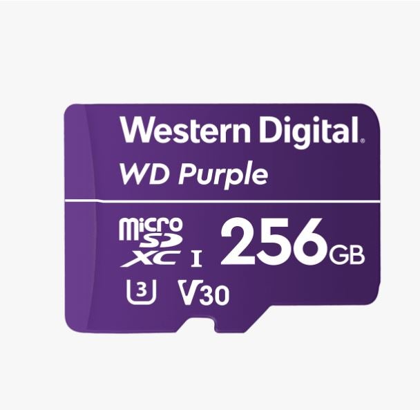 WESTERN DIGITAL Digital WD Purple 256GB MicroSDXC Card