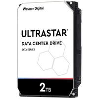 WESTERN DIGITAL Digital WD Ultrastar Enterprise HDD 2TB 3.5' SATA 128MB 7200RPM 512N SE DC HA210 24x7 600MB Buffer 2mil hrs MTBF 5yrs wty HUS722T2TALA604
