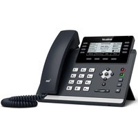 YEALINK T43U 12 Line IP phone, 3.7' 360x160 pixel Graphical LCD with backlight, Dual USB Ports, POE Support, Wall Mountable, T42S