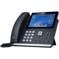 YEALINK T48U 16 Line IP phone, 7' 800x480 pixel colour touch screen, Optima HD voice, Dual Gigabit Ports, 1 USB port for BT40/WF40/Recording, T48S
