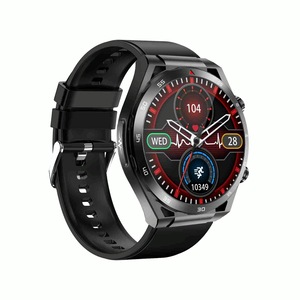 1.39 Inch Ip67 Waterproof Silicone Band Smart Watch Support Ecg / Non Invasive Blood Glucose Measurement Black Smart Watches