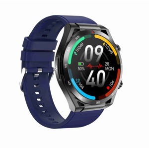 1.39 Inch Ip67 Waterproof Silicone Band Smart Watch Support Ecg / Non Invasive Blood Glucose Measurement Blue Smart Watches