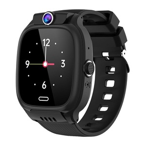 1.44 Inch 4G Video Call Waterproof Smart Children Phone Watch With Sos Function Black Smart Watches