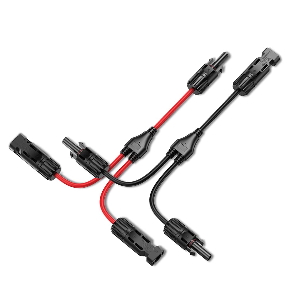 1 Pair Solar Connector Y Branch Parallel Adapter Cable Panel Connectors Wire Plug Solar Panels & Kits Australia