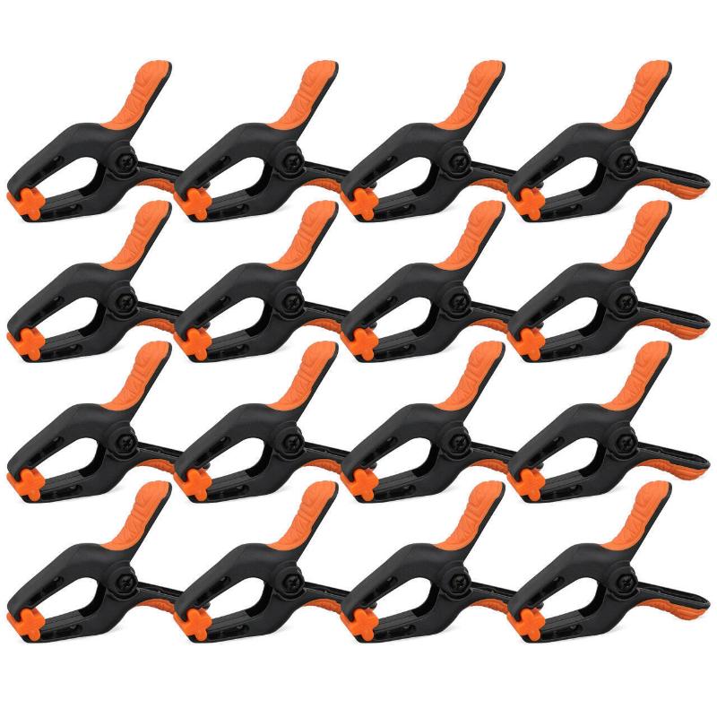 16Pcs 3" Spring Clamps Plastic Gluing Clamping Securing Diy Photography Clamps & Vices Australia