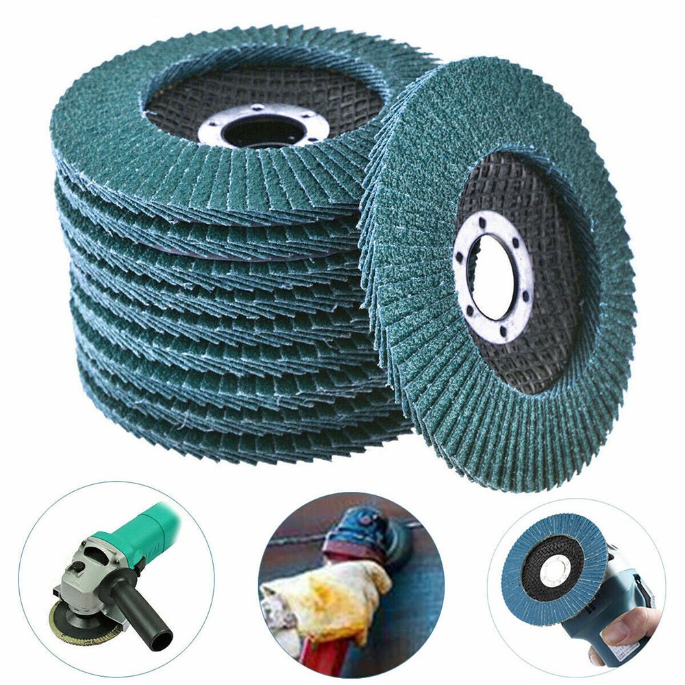 20 Pcs 80 Grit Grinding Wheel 5'' 125Mm Angle Grinder Flap Sanding Disc Au Grinder Discs Australia