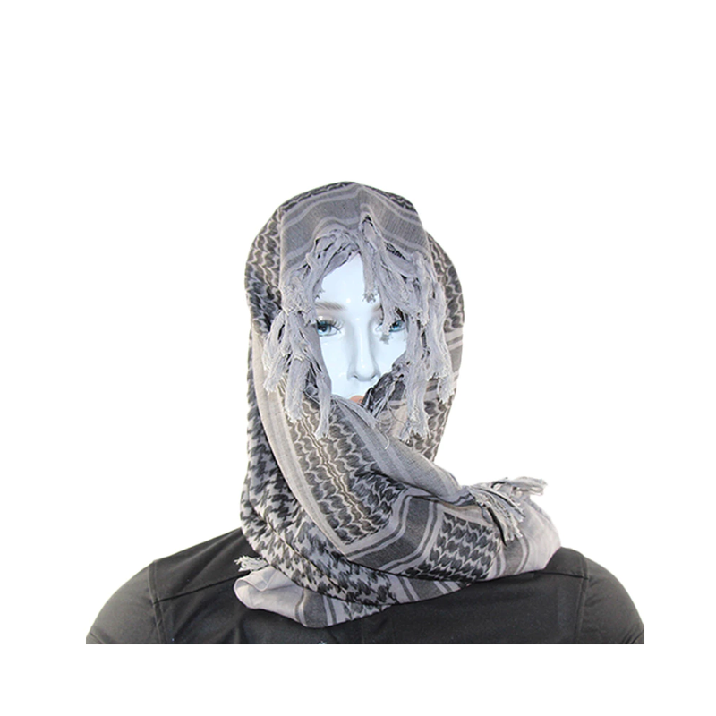 Tactical 110*110CM Arab Keffiyeh Shemagh Scarf Shawl Neck Scarves