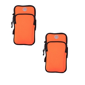 2Pcs Universal 6 Inch Running Armband Phone Case Holder High Quality Bag Jogging Fitness Gym Band For Iphone Samsung Huawei Armbands