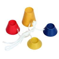 4Sets Pcs / Jumbo Rubber Winter Accessory Hot Different Heights 0.5 0.7 0.9 1.5 Inch With Rope For Golfer New Golf Tees