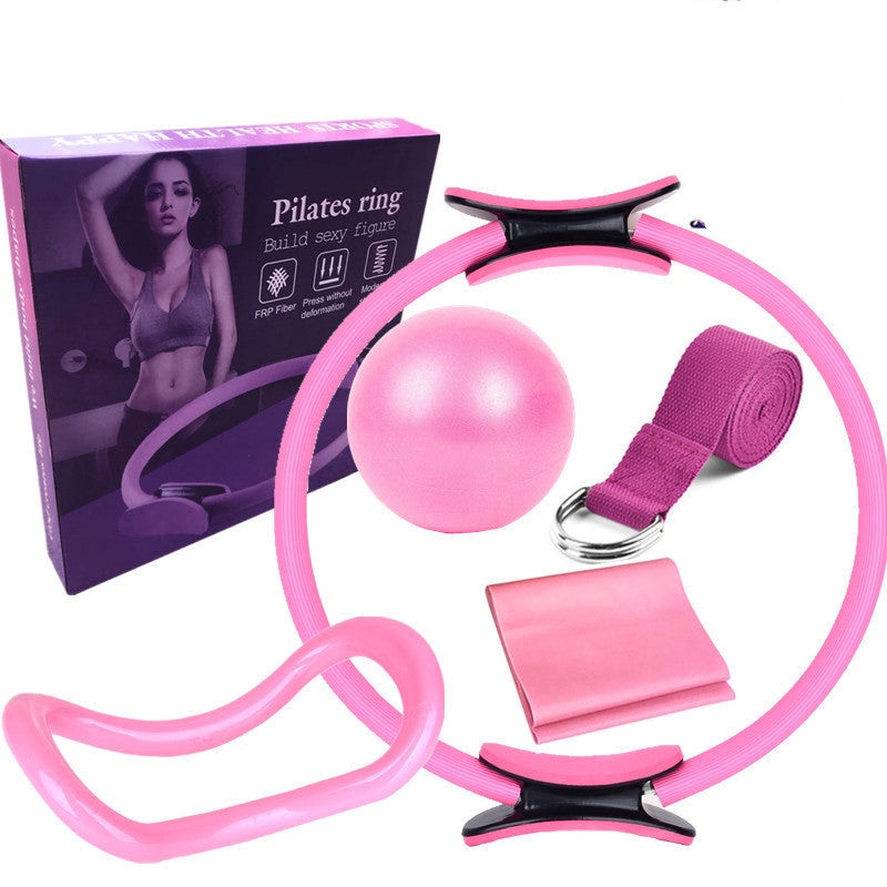 Pilates Rings 5Pcset Yoga Home Fitness Exercise Equipment Australia