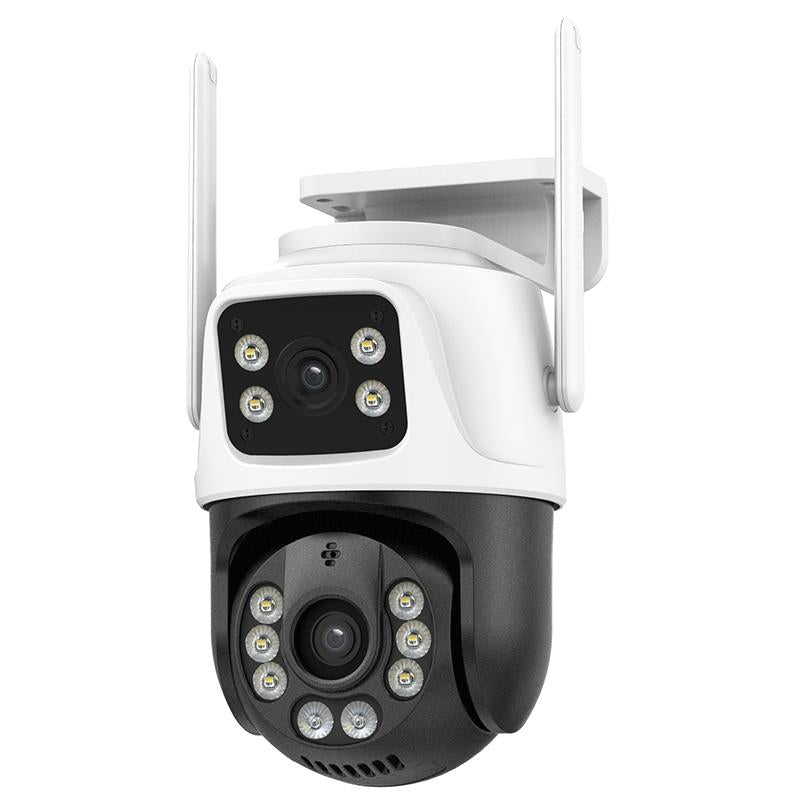 Buy 6Mp Dual Camera With Wifi Two Way Voice Intercom & Night Vision ...