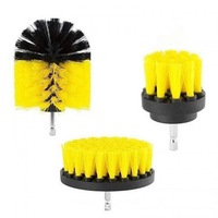 Bathroom Surfaces Tub Shower Tile Grout All Purpose Powerscrubber Drill Brush Cleaning Kit Yellow Sponges & Scourers