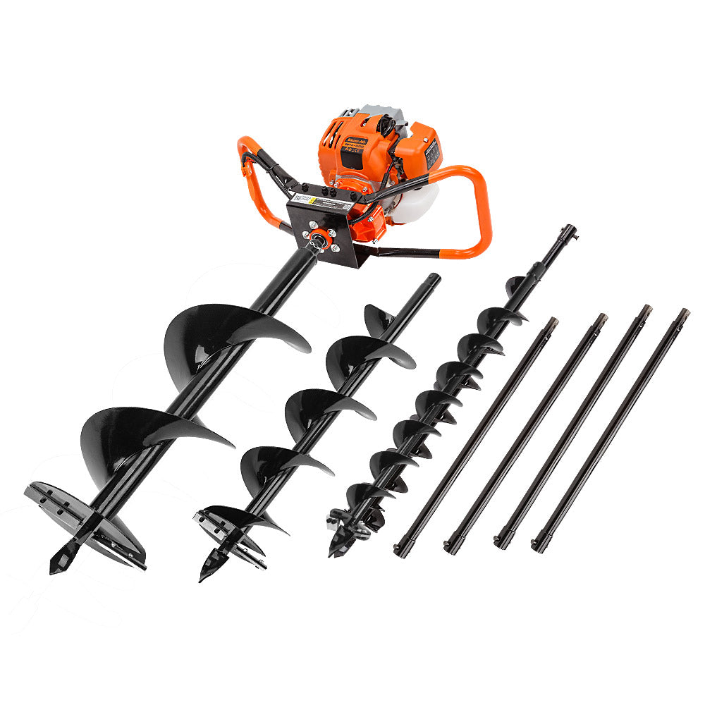 Baumr Ag Post Hole Digger 88Cc Posthole Earth Auger Fence Borer Petrol Drill Bit Post Hole Diggers & Augers Australia