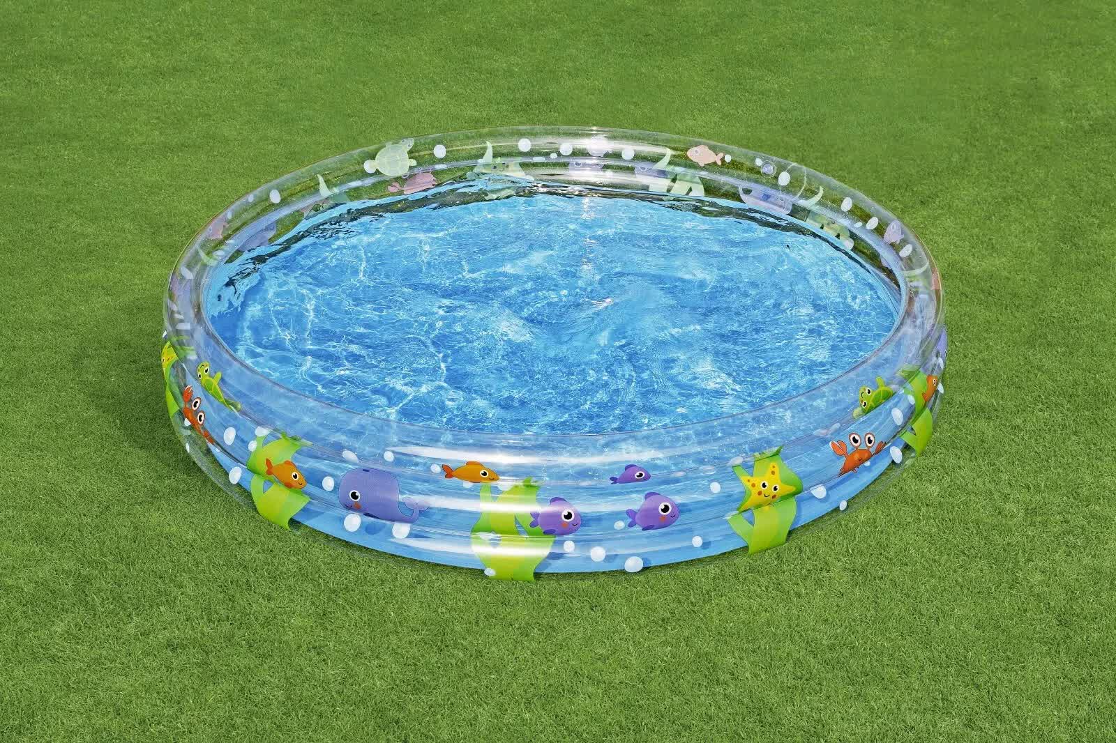 Buy Bestway 1.83M X H33cm Deep Dive Ring Inflatable Play Pool ...