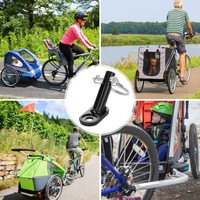 Bike Trailer Hitch Connector For Baby Pet Grocery Tranport Cycling Adapter Trailers