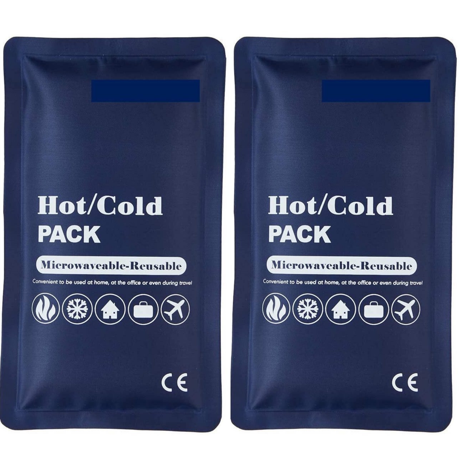 Buy Br Medical 2X Hot Cold Pack First Aid Reusable Ice Heat Gel Packs ...