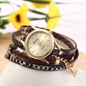 Veile Studios Bracelet Quartz Watch For Ladies Brown Watches