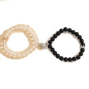 Veile Studios Fashion Jewelry Handmade Crown Beaded Charms Bracelet Glow In The Dark Couple Charms & Charm Bracelets
