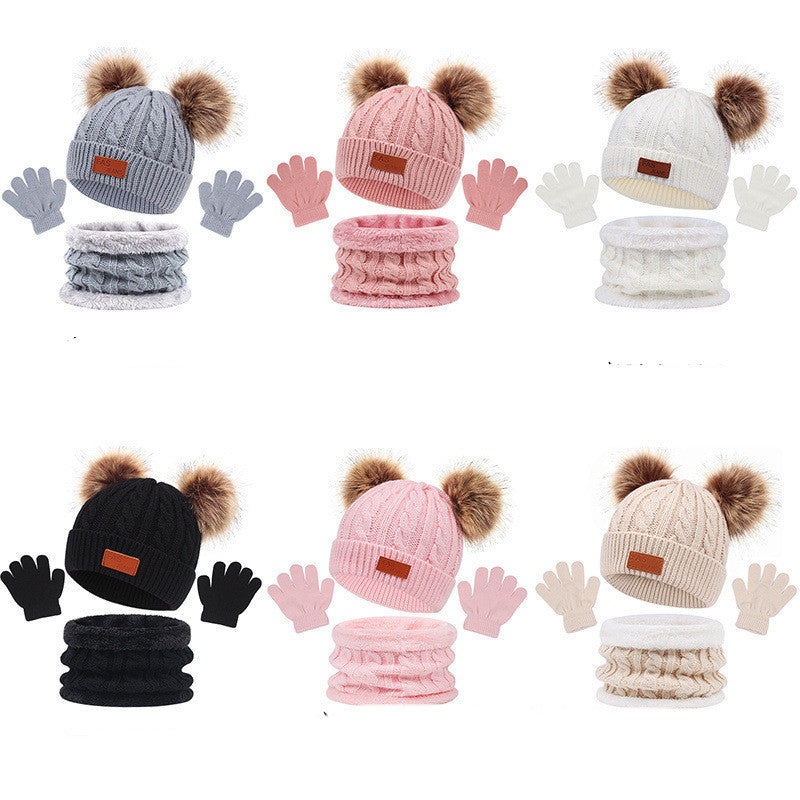 Buy Children's Hat Scarf Gloves ThreePiece Set MyDeal