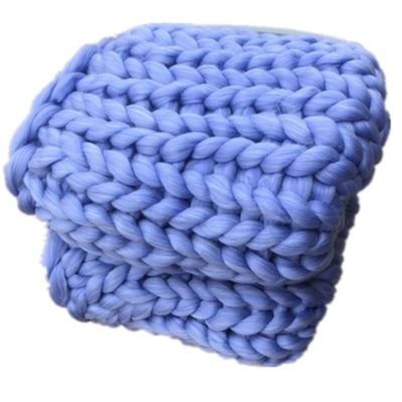 Buy Super Warm Chunky Weave Knitted Blanket MyDeal