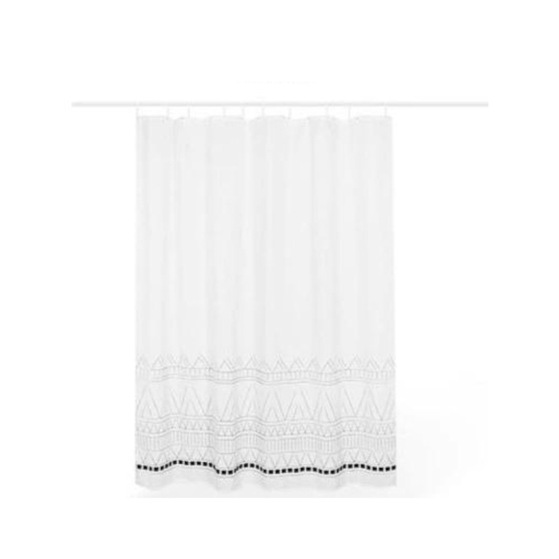 Buy Coastal White Shower Curtain MyDeal