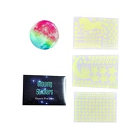 Decorative Stickers Luminous Wall Cartoon Stars Moon Diy Wall Stickers
