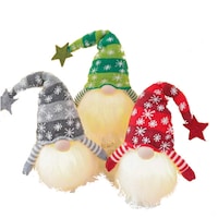 Dolls Glowing Plush Dwarf Cute Funny Faceless Christmas Ornaments With Light Seasonal Decorations
