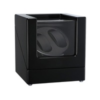 Double Watch Automatic Winding Box Mechanical Device With Led Watch Winders