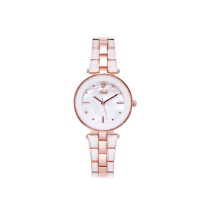 Veile Studios Elegant Steel Band Ladies Watch Fashion Trend Waterproof Quartz Decorative Round Watches