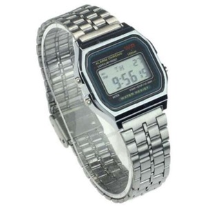 Veile Studios Fashion Men Business Electronic Leisure Sports Wrist Watch Silver Watches