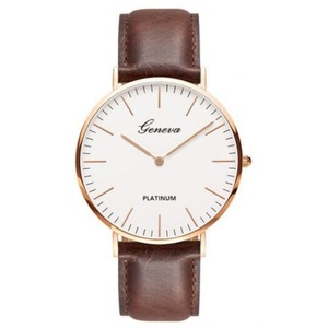 Veile Studios Fashion Quartz Men Business Wrist Watch Brown Watches