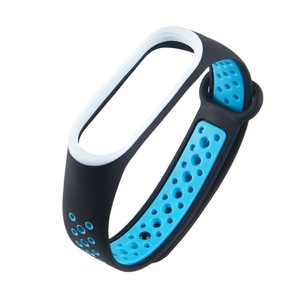 Hod Health And Home For Xiaomi Mi Band 4 Strap Bracelet Sports Wrist Colorful Wristband Replacement Smart Accessories Black Blue Watch Bands
