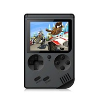 Games Retro Handheld Console Support Tv 2 Player Classic Black Video Game Consoles