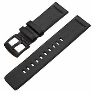 Genuine Leather Watch Band Wrist Strap For Samsung Galaxy 42Mm Sm R810 Graphite Black Watch Bands
