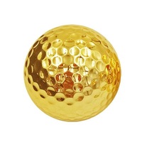 Gold For Golfer Indoor Outdoor Swing Practice Putter Training Golf Balls