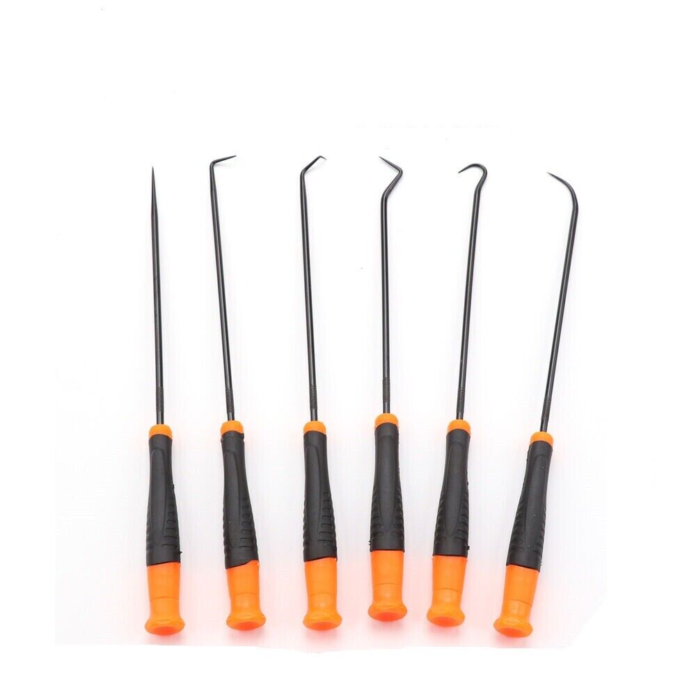 Horusdy 6Pc Extra Long Pick And Hook Set O Ring Seal Puller Remover Fuse Wire Scribe Other Hand Tools Australia