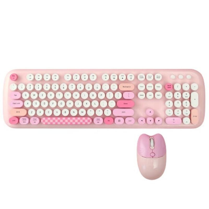 Buy Keyboards & Keypads Bluetooth Keyboard And Mouse Combo Set Pink