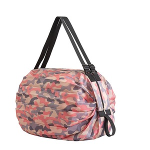 Hod Health And Home Large Capacity Thickening Nylon Tote Eco Reusable Polyester Portable Shoulder Women's Handbags Folding Shopping Bag Reusable Shopp