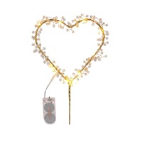 Led Heart Or Happy Birthday Party Decorations Baking Supplies Cake Toppers