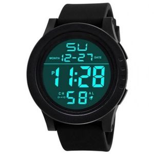 Veile Studios Led Waterproof Digital Quartz Watch Military Sport Men's Black Watches