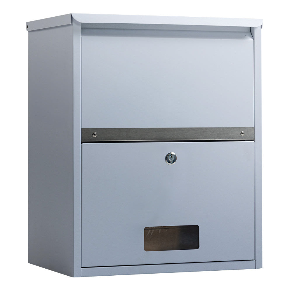Buy Letterboxes Fortia Wall Mounted Parcel Post Box Letterbox Surfmist ...