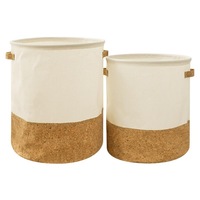Linen Laundry Basket Small Or Large Hamper Organisation Laundry Baskets & Hampers