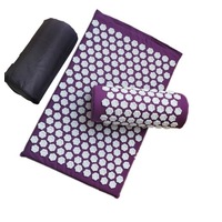 Lotus Acupressure Mat Cushion Pillow Yoga Stress Relief Relaxation F01 Massagers