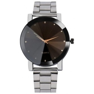 Veile Studios Men Quartz Stainless Steel Band Business Watch Silver Watches