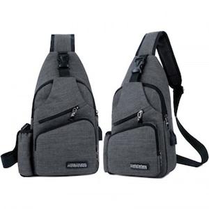 Hod Health And Home Men's Fashion Crossbody Bag Chest Pack Dark Gray Bags